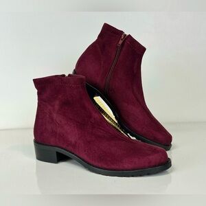 RON WHITE Mulberry GORGI suede ankle boots‎ size 38.5/8US.